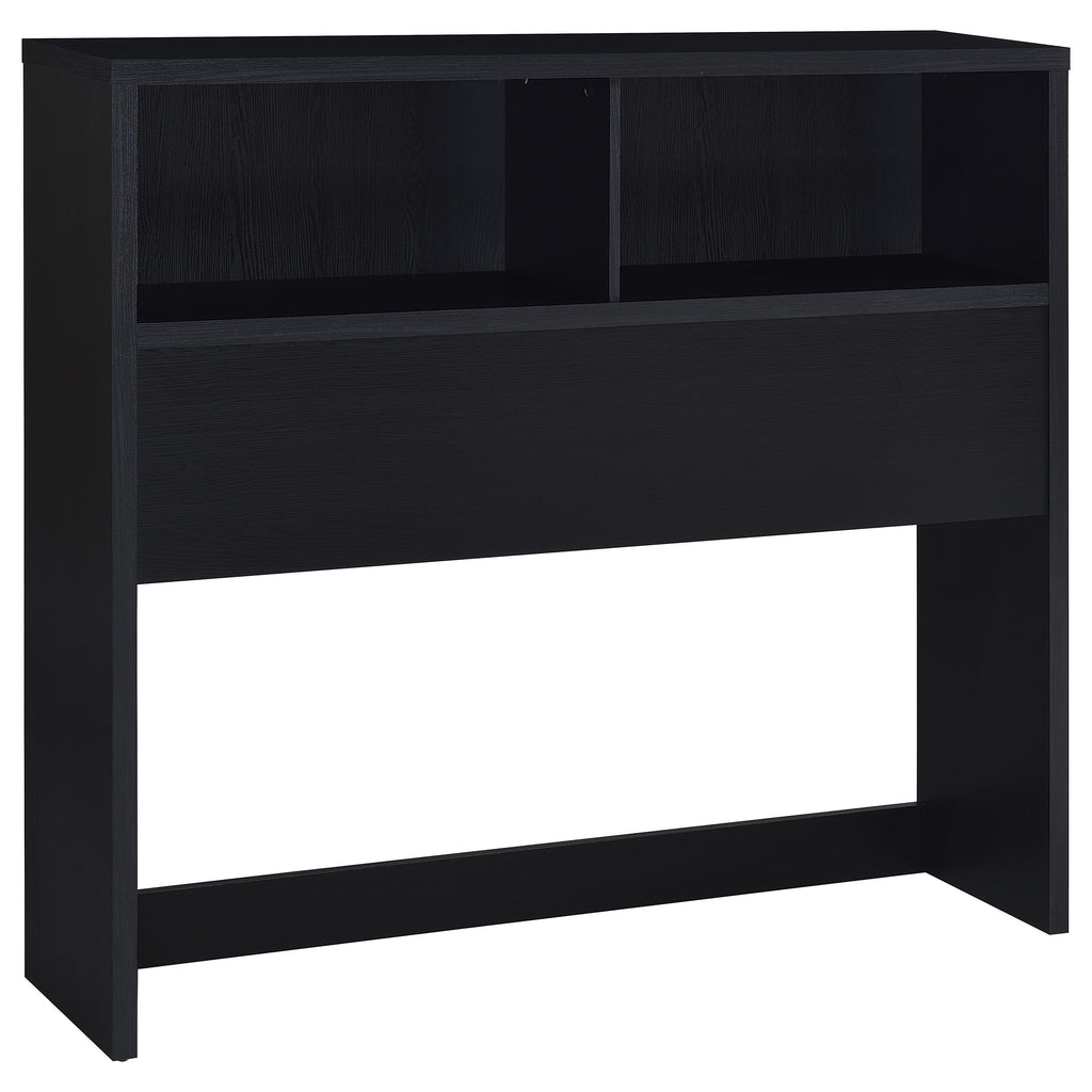 Ensemble de chambre à coucher complet 3 pièces Westpark avec bibliothèque et tête de lit noire