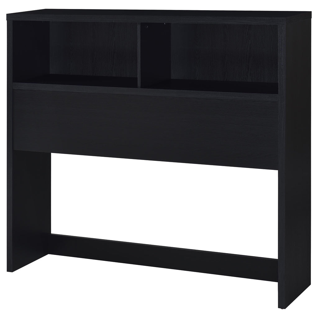 Ensemble de chambre à coucher complet 3 pièces Westpark avec bibliothèque et tête de lit noire