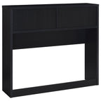 Ensemble de chambre à coucher complet 3 pièces Westpark avec bibliothèque et tête de lit noire