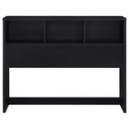 Ensemble de chambre à coucher 3 pièces Westpark avec lit Queen Size, bibliothèque et tête de lit noires