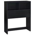 Ensemble de chambre à coucher 3 pièces Westpark avec bibliothèque et tête de lit noire