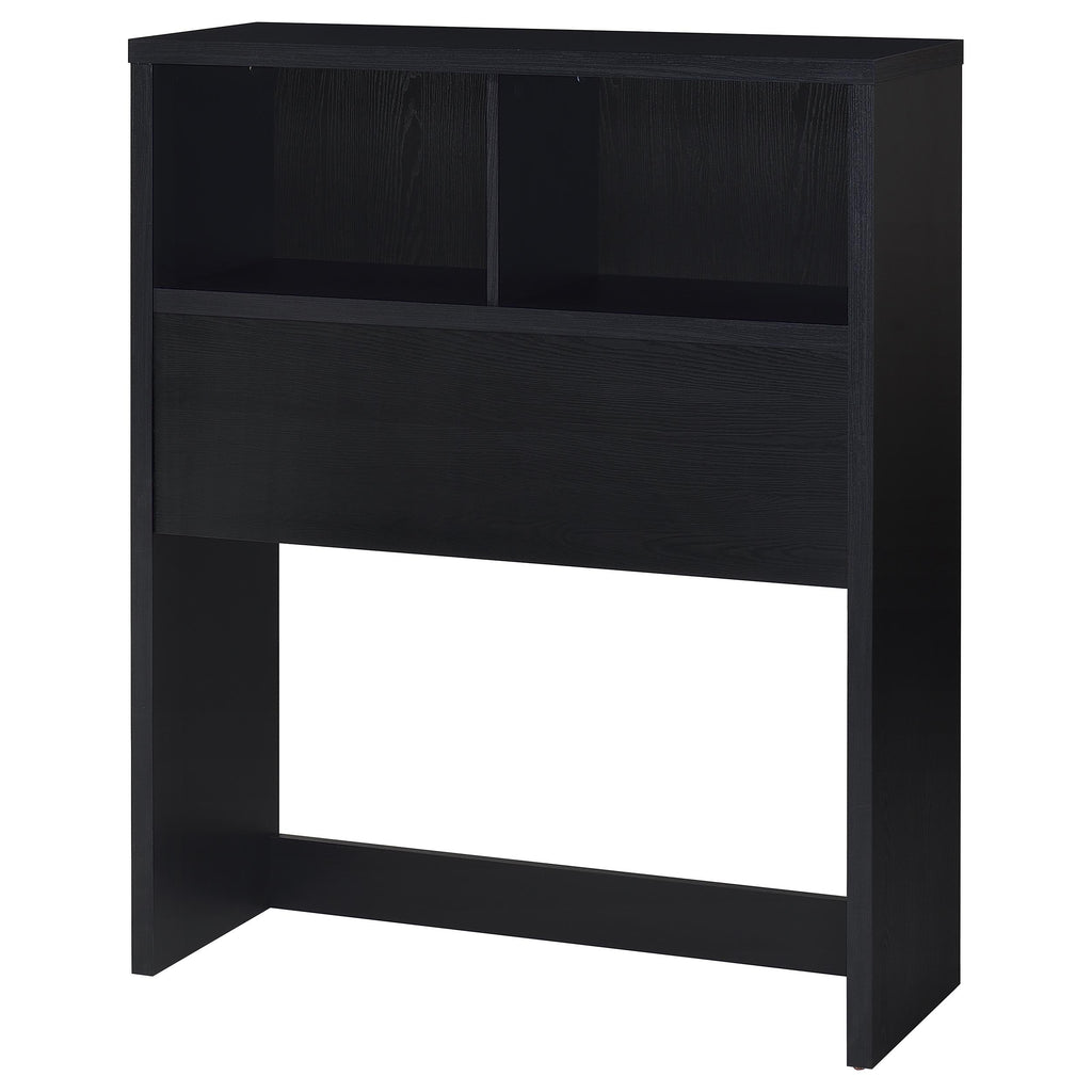 Ensemble de chambre à coucher 3 pièces Westpark avec bibliothèque et tête de lit noire