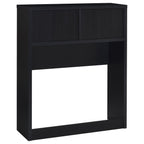 Ensemble de chambre à coucher 3 pièces Westpark avec bibliothèque et tête de lit noire