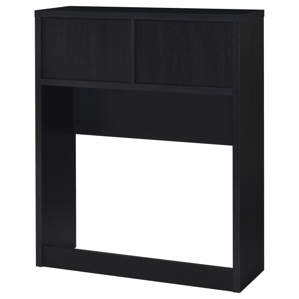 Ensemble de chambre à coucher 3 pièces Westpark avec bibliothèque et tête de lit noire
