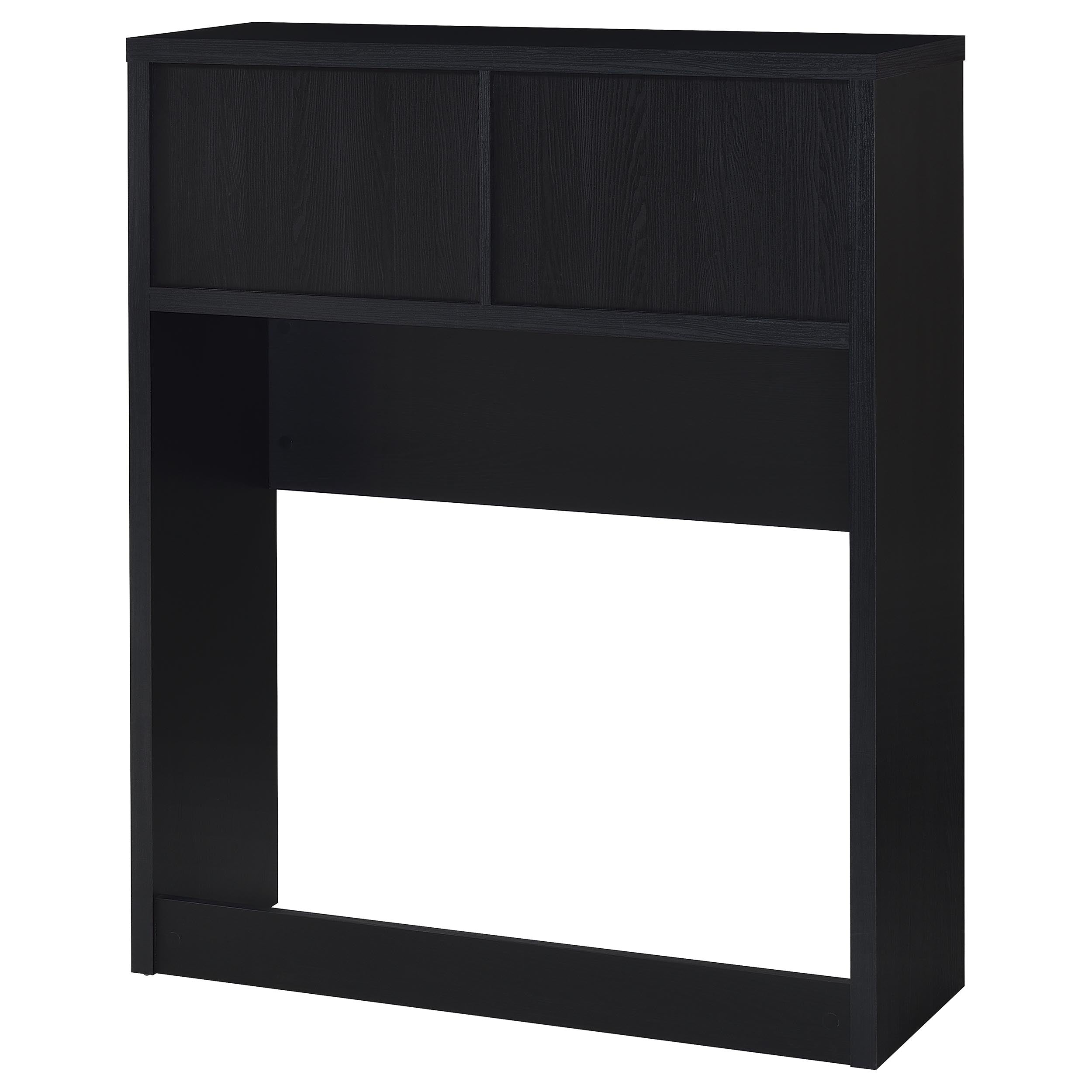 Ensemble de chambre à coucher 3 pièces Westpark avec bibliothèque et tête de lit noire