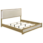 Ensemble de chambre à coucher Hyland 5 pièces avec lit king size oriental, naturel