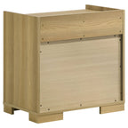 Ensemble de chambre à coucher Hyland 5 pièces avec lit king size oriental, naturel