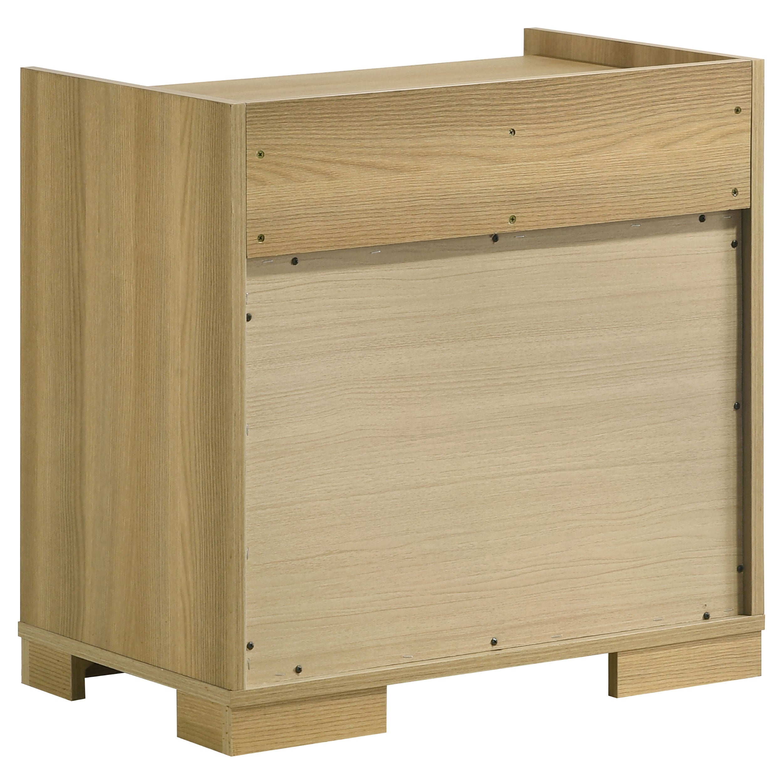 Ensemble de chambre à coucher Hyland 5 pièces avec lit king size oriental, naturel