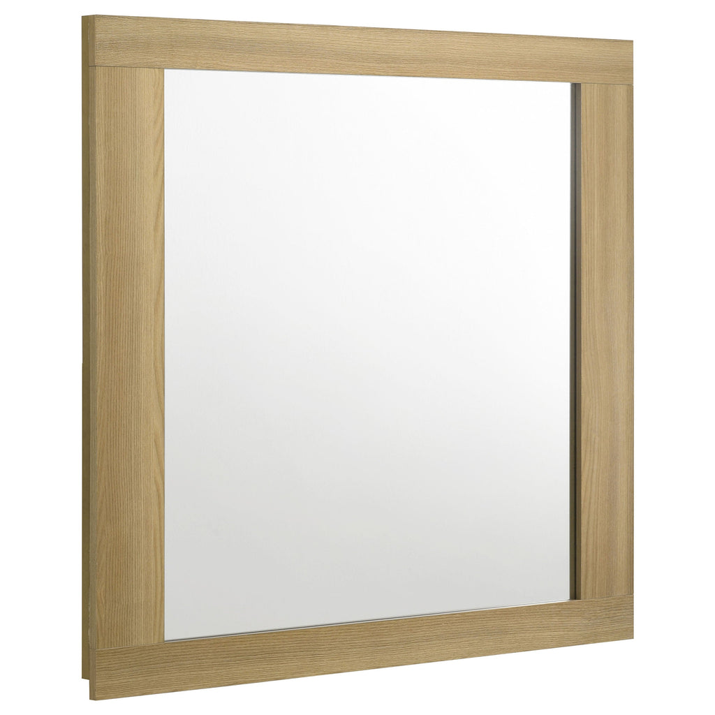 Ensemble de chambre à coucher Hyland 5 pièces avec lit king size oriental, naturel