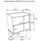 Ensemble de chambre à coucher Hyland 5 pièces avec lit king size oriental, naturel