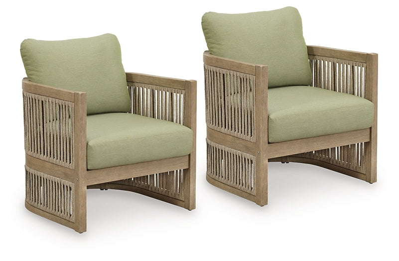 Chaise longue Serena Shores avec coussin (2/CN)