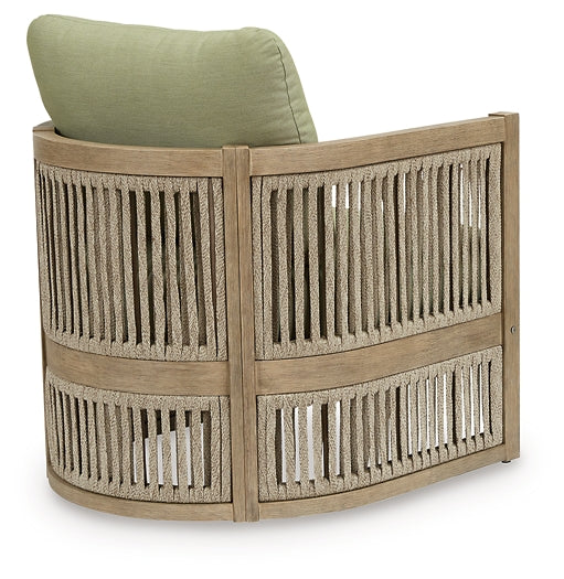Chaise longue Serena Shores avec coussin (2/CN)