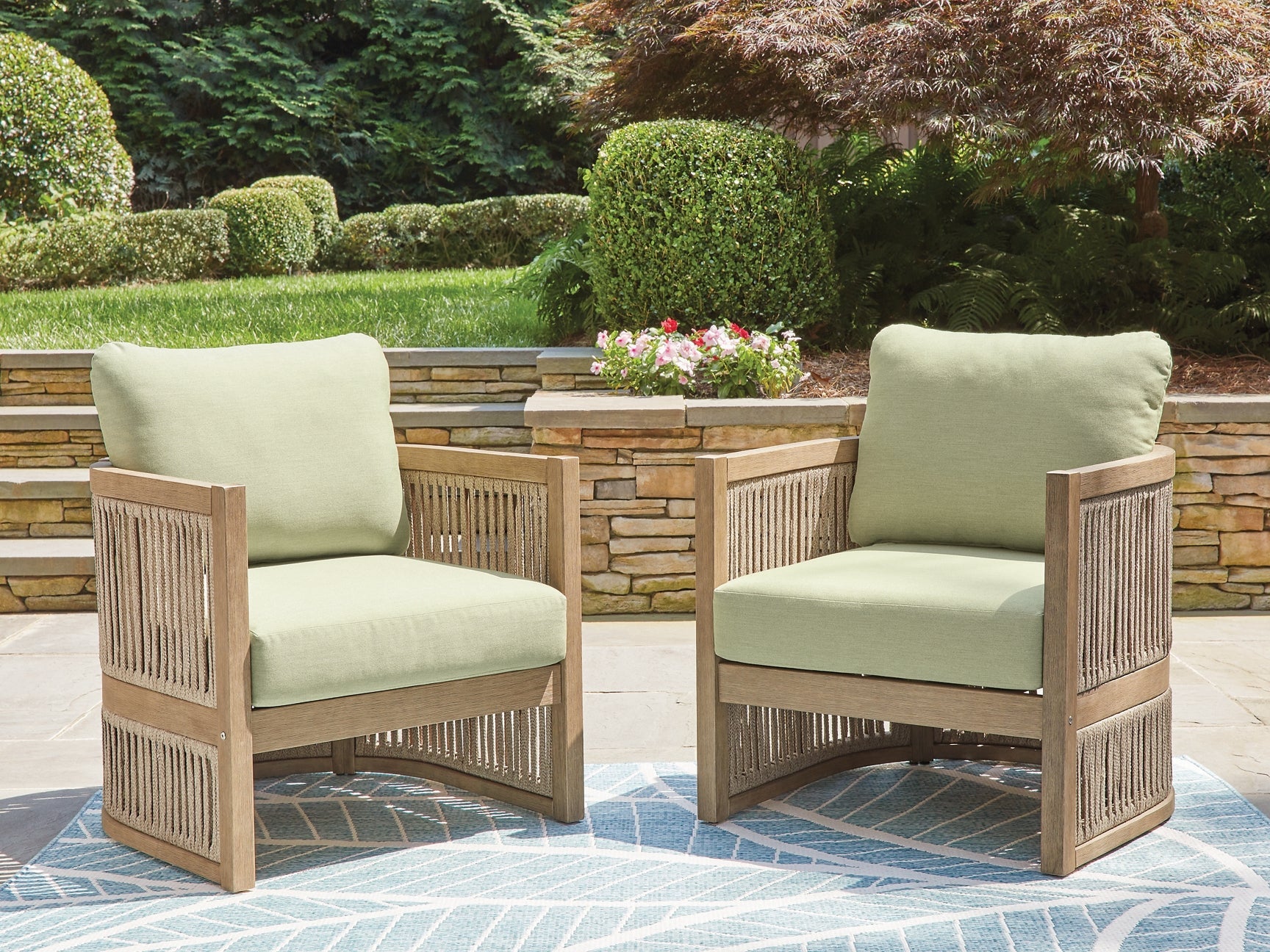 Chaise longue Serena Shores avec coussin (2/CN)