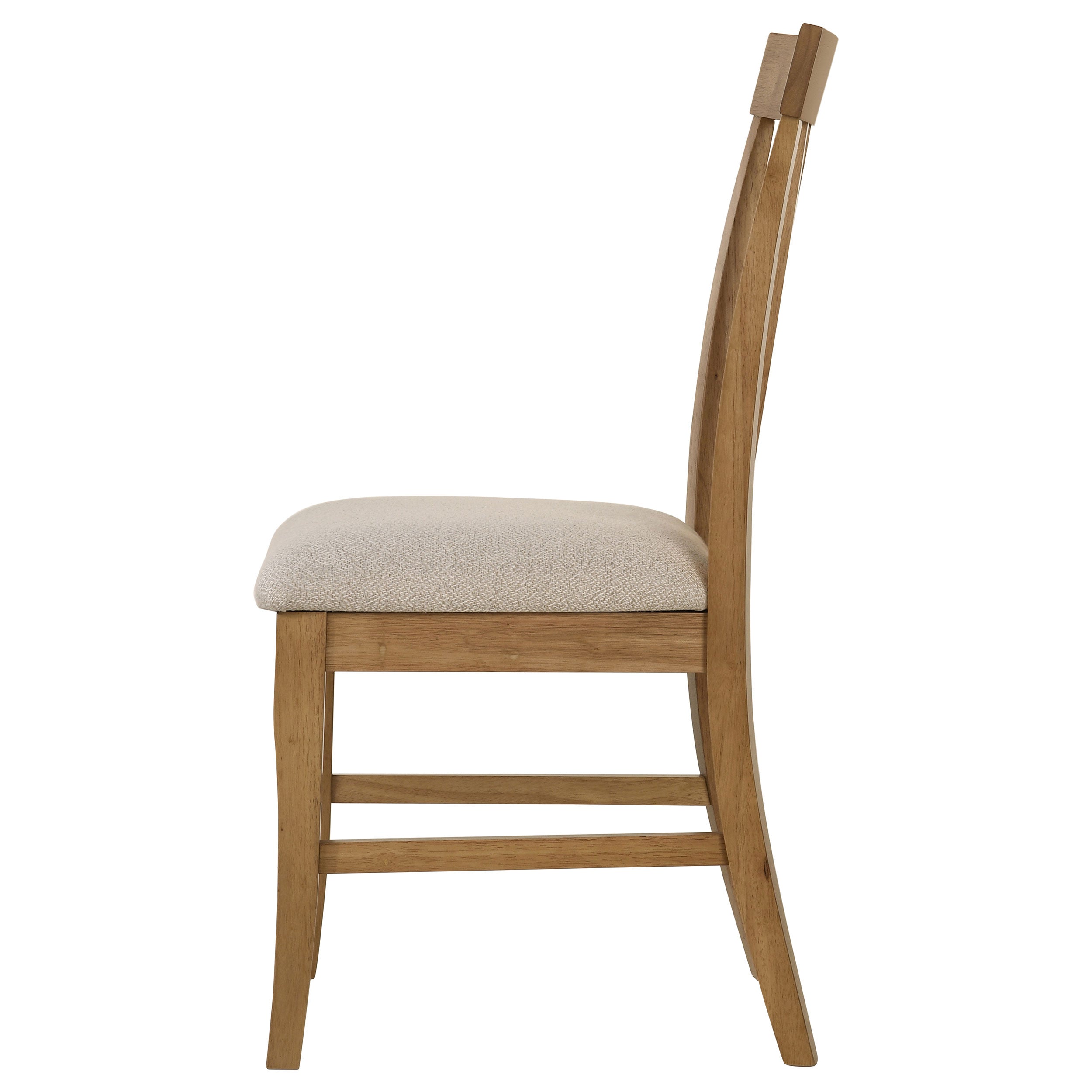 Chaise de salle à manger Hartville, brun clair naturel (lot de 2)