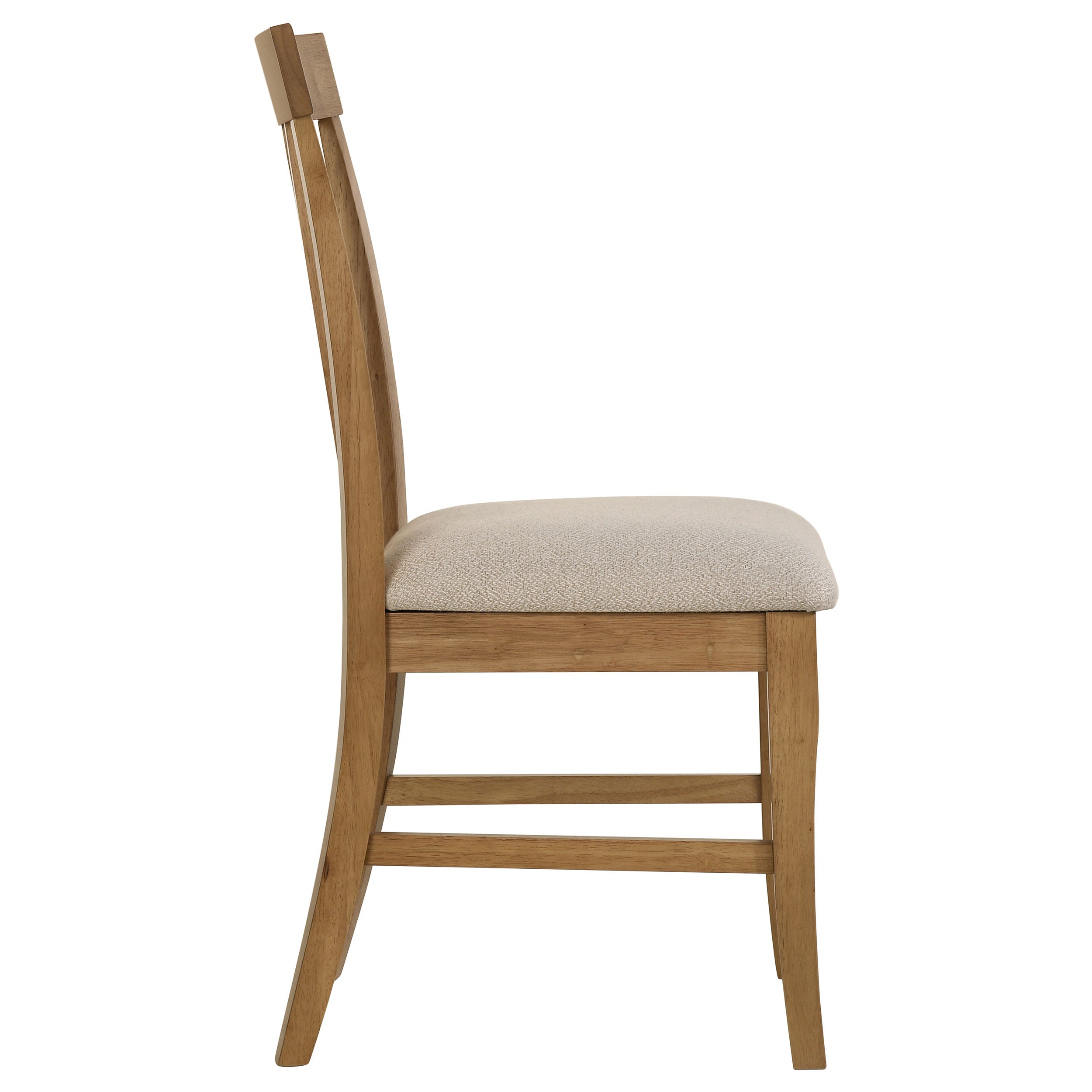 Chaise de salle à manger Hartville, brun clair naturel (lot de 2)