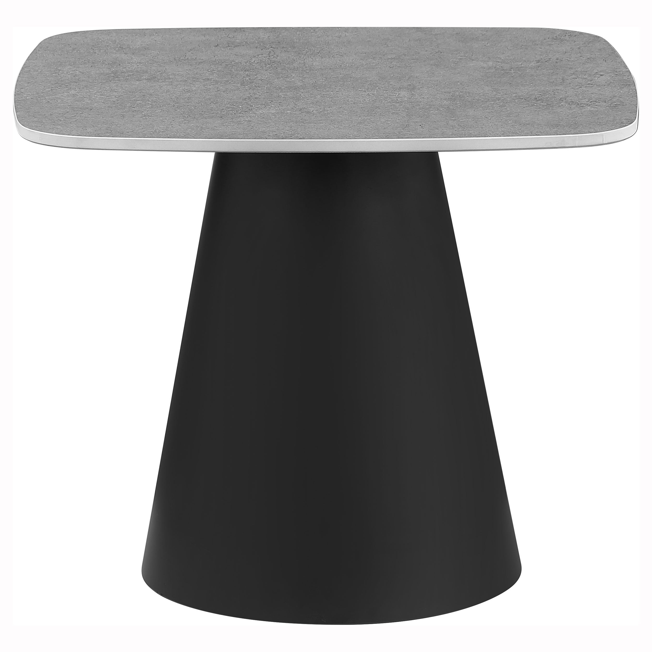 Ensemble de 2 tables basses cocktail Eason en béton et noir