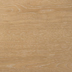 Table basse ronde en bois de chêne clair de 36 pouces d'Ottowa